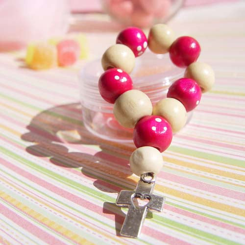 Denarios Madera Fucsia