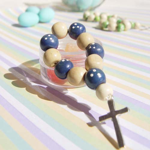 Denarios Madera Azul