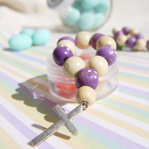 Denarios Madera Lila